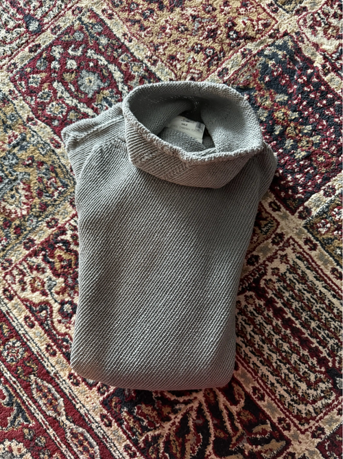 Carol Christian Poell Turtle-Neck Pentasir — Zilvergrijs