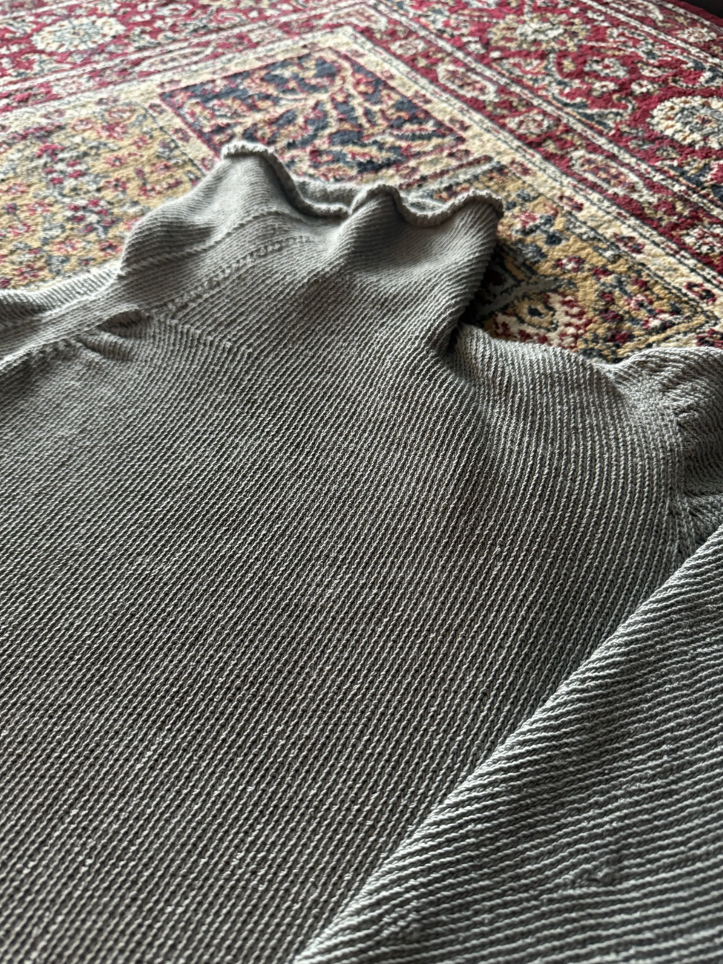 Carol Christian Poell Turtle-Neck Pentasir — Zilvergrijs