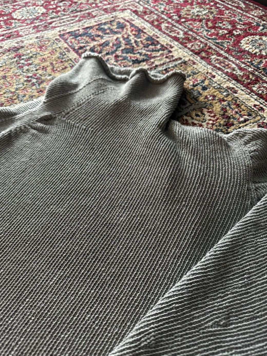 Carol Christian Poell Turtle-Neck Pentasir — Zilvergrijs