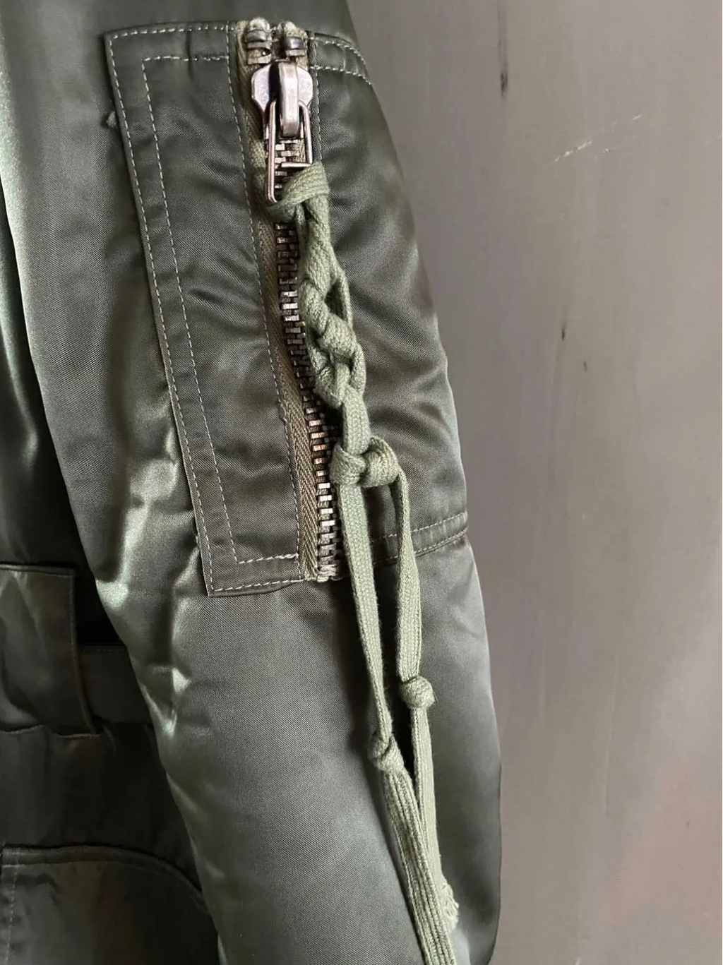 Greg Lauren Long Boxer Bomber — Fur Hood