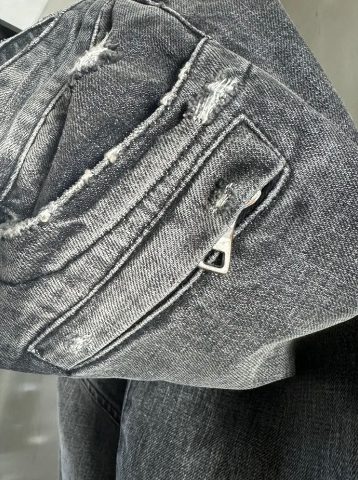Balmain by Christophe Decarnin — Flare Pipe Jeans, Rock Collectie 2010