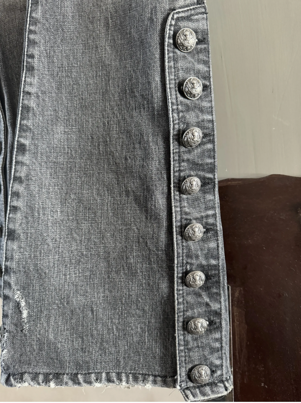 Balmain by Christophe Decarnin — Flare Pipe Jeans, Rock Collectie 2010