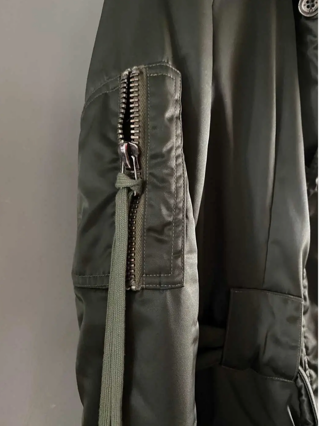Greg Lauren Long Boxer Bomber — Fur Hood