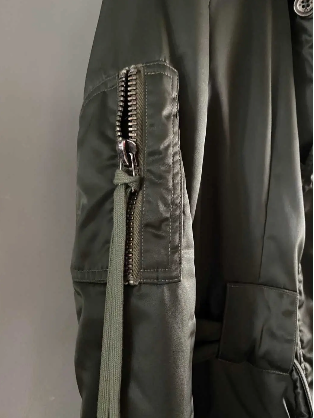 Greg Lauren Long Boxer Bomber — Fur Hood