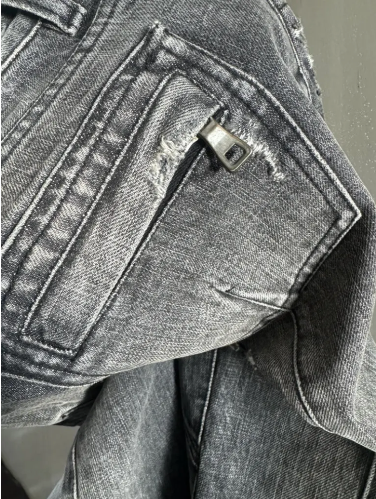 Balmain by Christophe Decarnin — Flare Pipe Jeans, Rock Collectie 2010