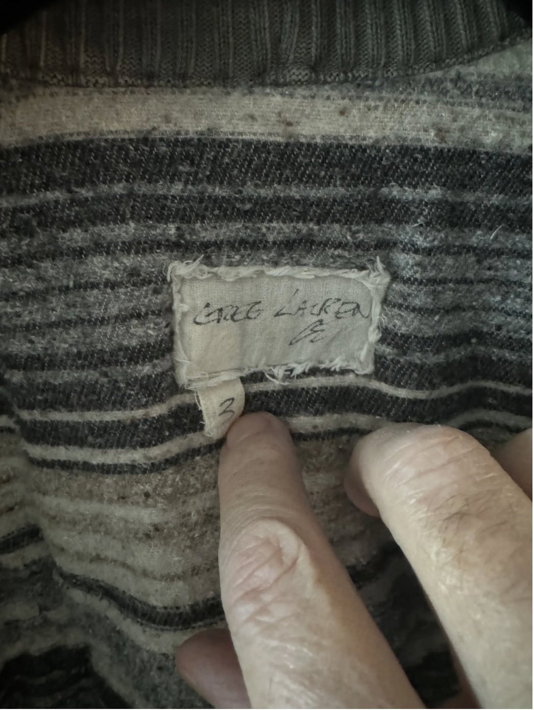 Greg Lauren 50/50 Army Denim Puffer Kimono