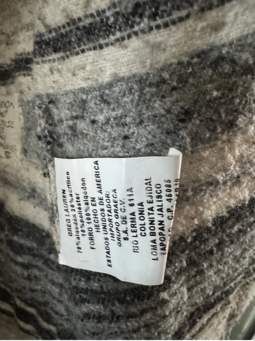 Greg Lauren 50/50 Army Denim Puffer Kimono