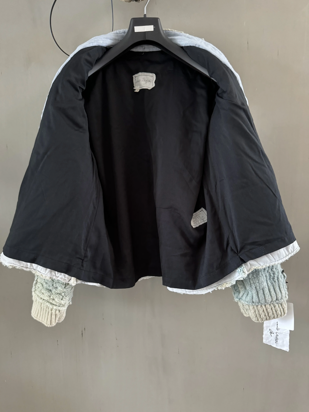 Greg Lauren Ice Fisherman Cropped Vest — Indigo