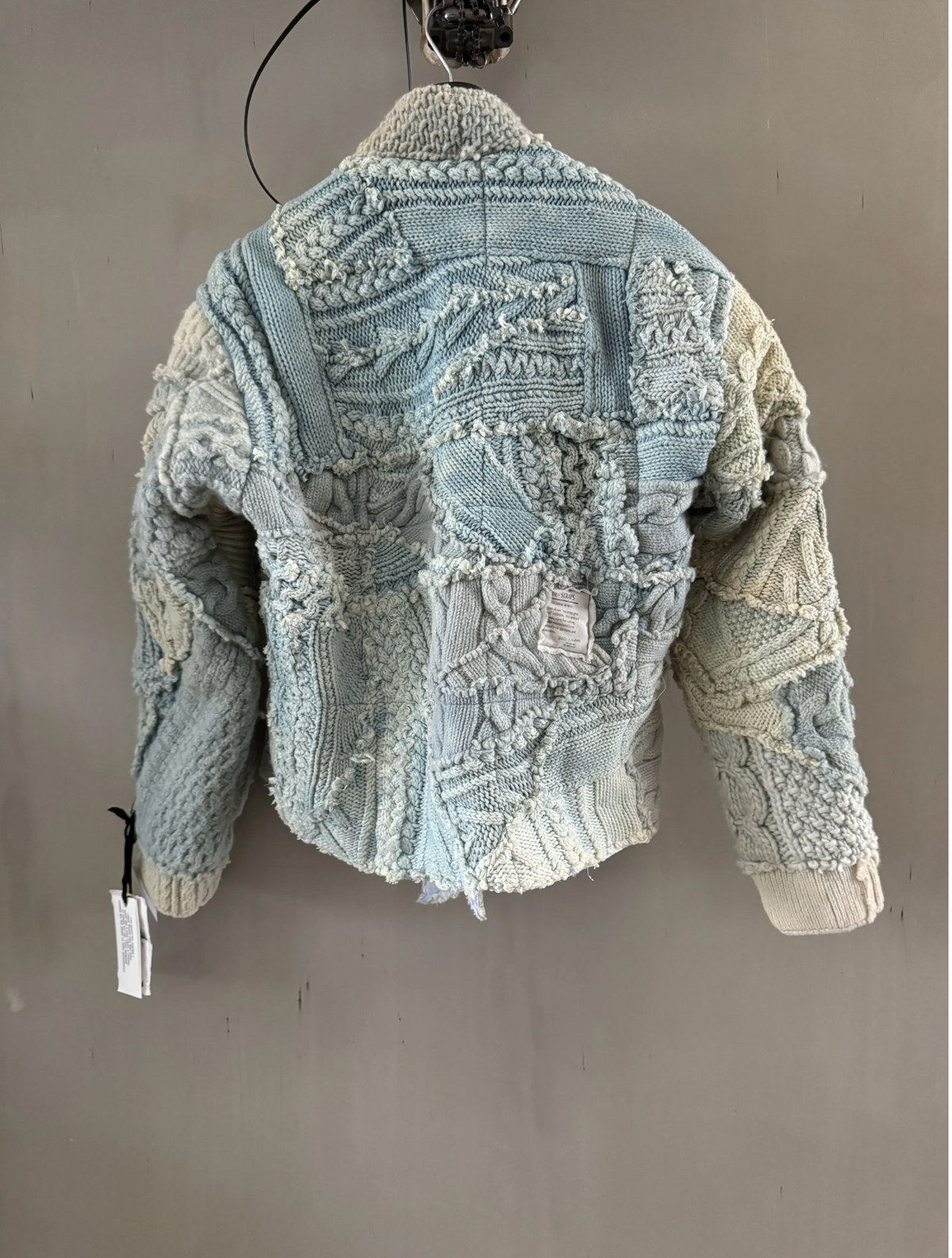 Greg Lauren Ice Fisherman Cropped Vest — Indigo