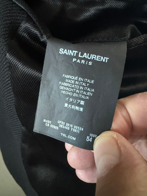 Hedi Slimane for Saint Laurent Paris — Fur Collar Wool Coat