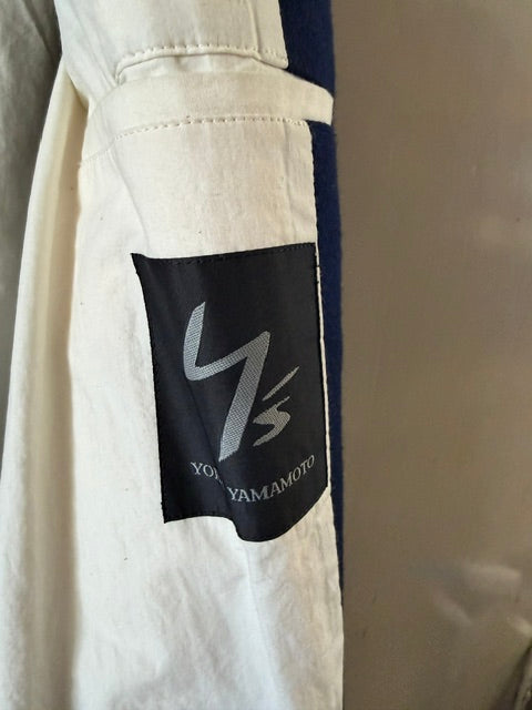 Yohji Yamamoto — Wollen Hooded Longcoat