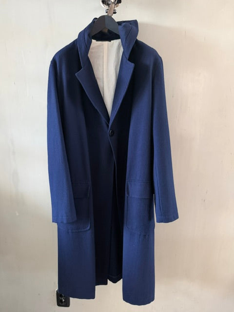Yohji Yamamoto — Wollen Hooded Longcoat