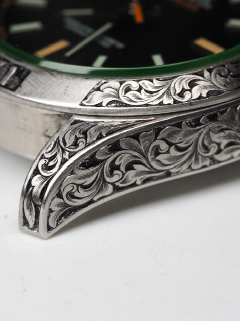 Rolex Milgauss 116400GV — Hand-Engraved, Full Set