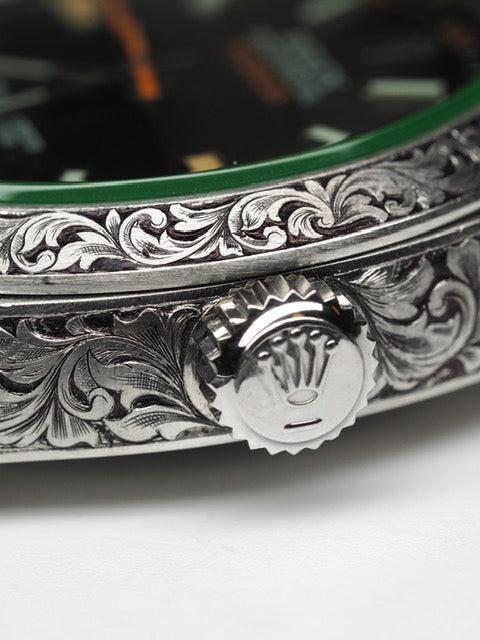 Rolex Milgauss 116400GV — Hand-Engraved, Full Set
