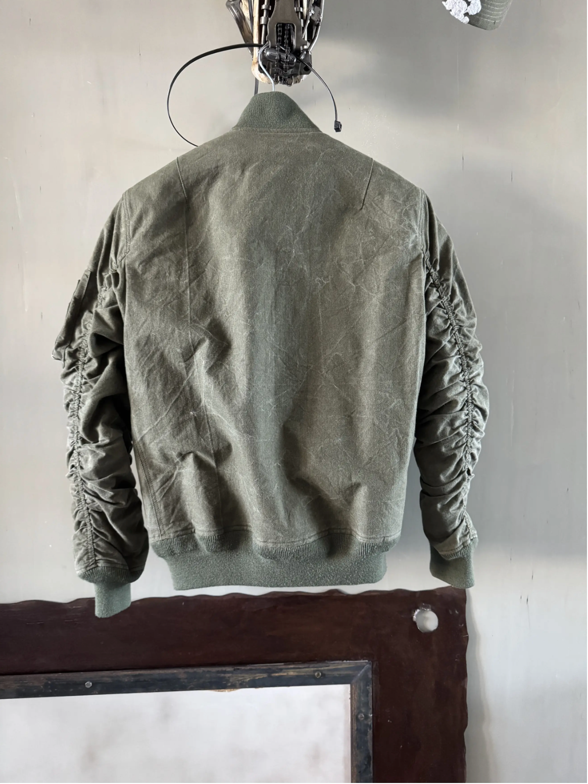 Readymade Pinned Army Bomber – Vintage US Tent Shelter Cotton – EU 44