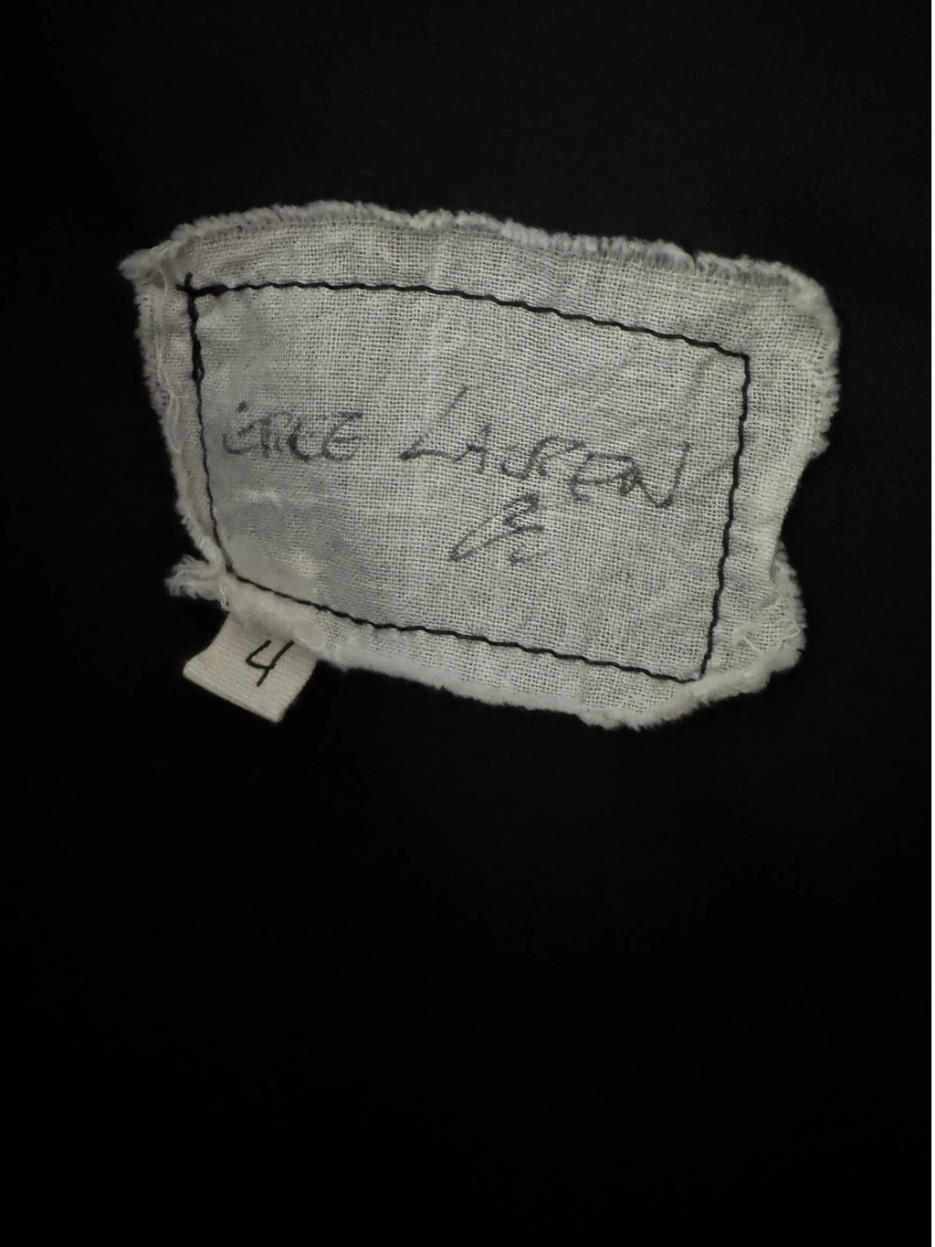 Greg Lauren Ice Fisherman Cropped Vest — Indigo