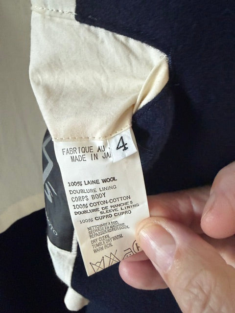 Yohji Yamamoto — Wollen Hooded Longcoat